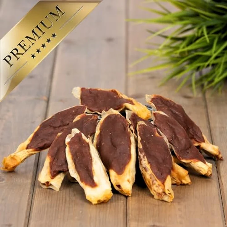 Lyra Pet® Kaninchenohren gefüllt mit Ente, 10 kg getrockneter Kausnack, fettarm, ideal als Belohnung für Hunde, wiederverschließbarer Beutel, reich an Nährstoffen – Bild 2