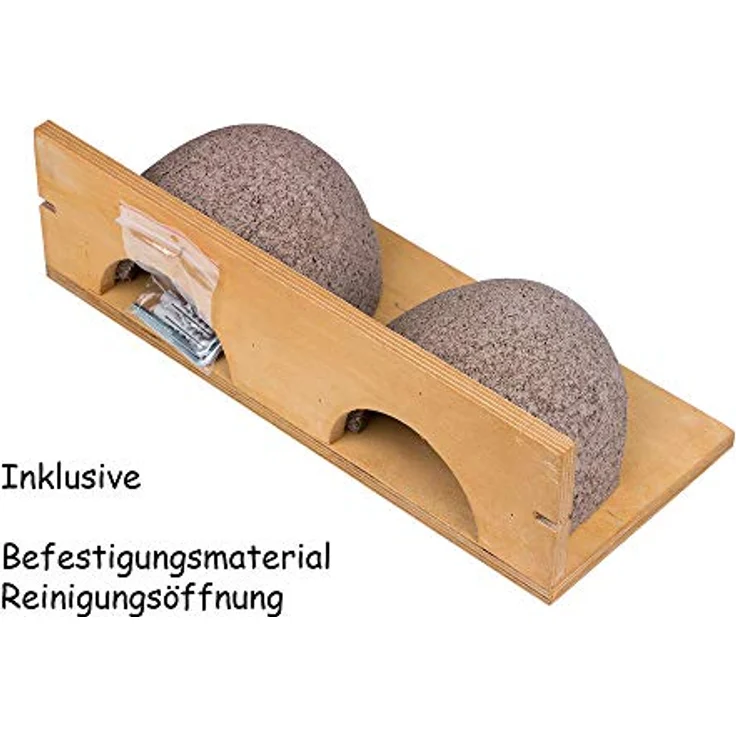 Bigdean - 3x Schwalbennistkasten Doppelnest Schwalbennest Mehlschwalbennest Nistkasten Nisthilfe Schwalben Holzbeton – Bild 7