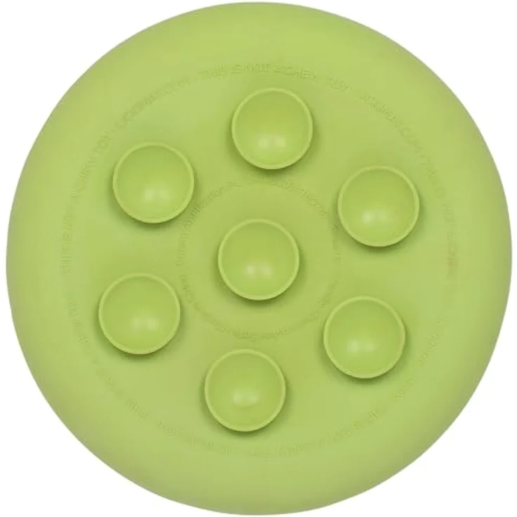 LickiMat Antischlingnapf UFO - Leckmatte für Hunde Slowfeeder ø 19 cm, Naturkautschuk, verschiedene Farben – Bild 4