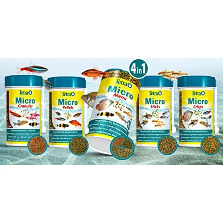 Tetra Micro Menü, Fischfutter 100ml mit hochwertigen Nährstoffen und ausgewogener Rezeptur für kleine Zierfische und Cichliden – Bild 9