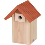 Siena Garden Nestperle Jonas, Nistkasten aus FSC-zertifiziertem Kiefernholz mit Marderschutz, 28 mm Einflugloch, MADE IN EUROPE