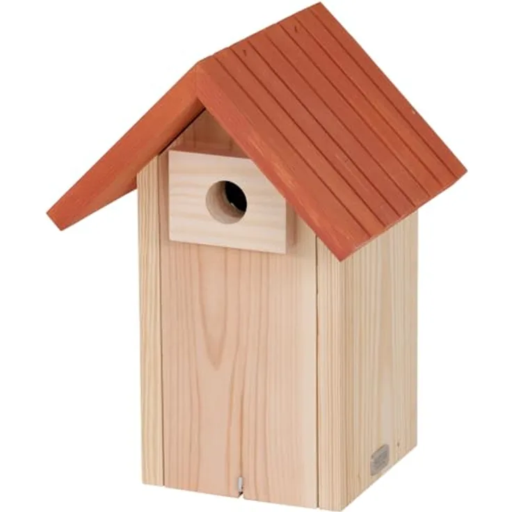 Siena Garden Nestperle Jonas, Nistkasten aus FSC-zertifiziertem Kiefernholz mit Marderschutz, 28 mm Einflugloch, MADE IN EUROPE