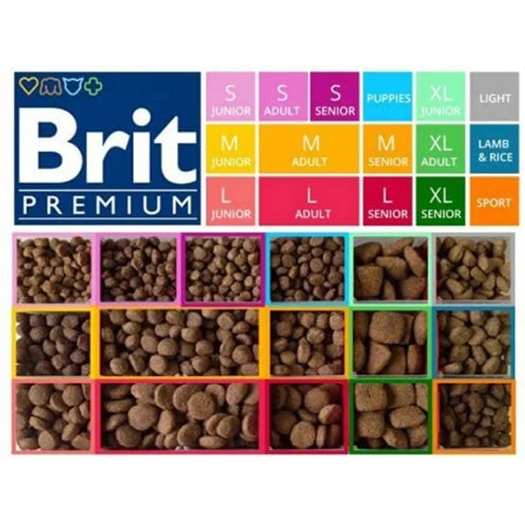 Brit Premium by Nature Adult S, Hunde-Trockenfutter, 3kg, nährstoffreiche Mahlzeit mit ausgezeichnetem Geschmack – Bild 2