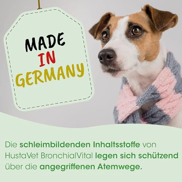 cdVet BronchialVital 100 ml, Flüssiges Ergänzungsfuttermittel zur Unterstützung der Atemwege und Immunabwehr für Hunde und Katzen, 81,7 % natürliche Inhaltsstoffe aus kontrolliertem biologischen Anbau – Bild 6