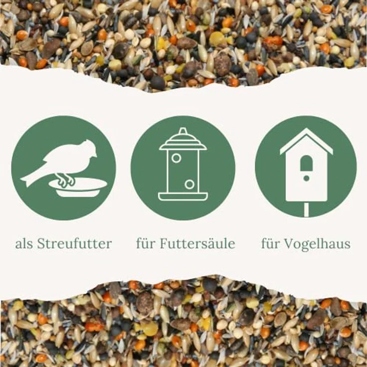 Orni Stieglitz Super Wildvogelfutter 20kg - Artgerechte Saatenmischung aus Glanz- und Negersaat für Stieglitze, Ganzjährig erhältlich – Bild 4