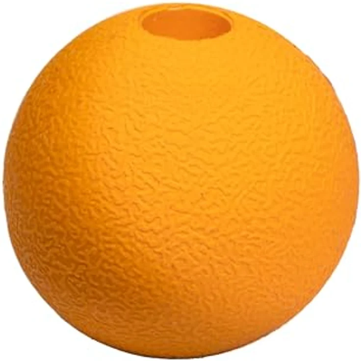 Amazon Basics Supreme Gummibälle für Hunde, 6.35 cm, strapazierfähiger Naturkautschuk, 3 Stück, Blau/Orange – Bild 4