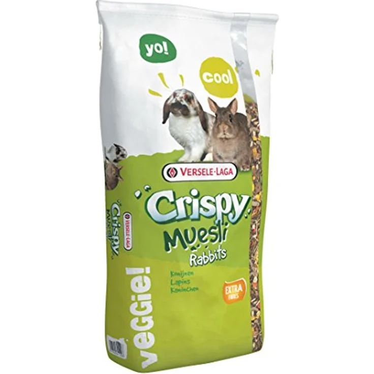 Versele Laga Crispy Müsli Kaninchen, hochwertiges Alleinfutter mit Happy Health Mix und 4 x 2 Versele-Laga Crispy Sticks, 20 kg Sonderpreis – Bild 2