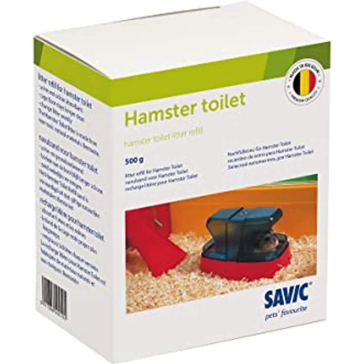 Savic Toilettenstreu 500 g, Nachfüllstreu für Hamster, hochabsorbierend – Bild 2