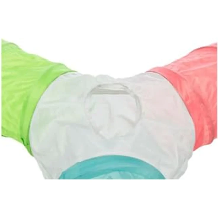 Trixie 62791 Spieltunnel für Kaninchen, stabiler Spiralfeder-Tunnel aus hochwertigem Nylon, 4 Eingänge, 3 × ø 18 × 47 cm – Bild 3