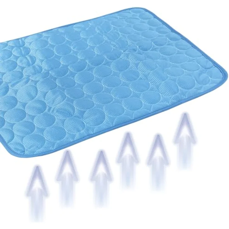 Nobby Tierdecke Kühlmatte Light blau, atmungsaktiv und selbstkühlend – Bild 3
