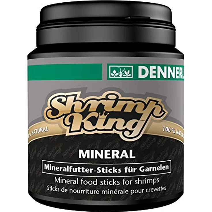 Dennerle Shrimp King Mineral 45g, Ergänzungsfutter für Ziergarnelen zur Vorbeugung von Häutungsproblemen – Bild 2