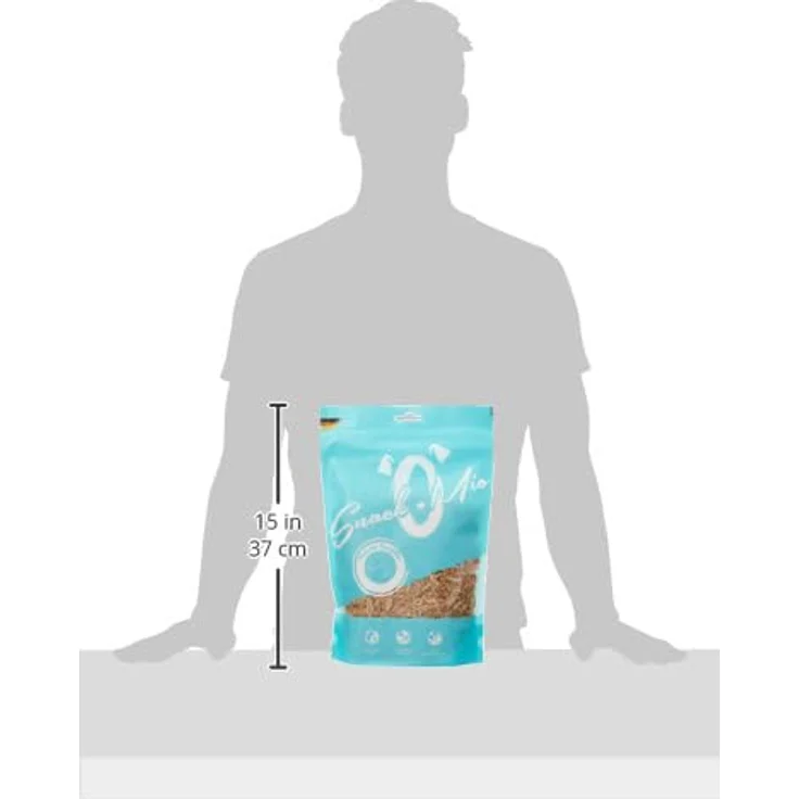 SNACKOMIO SnackOMio – Premium Hundesnack – getreidefrei, luftgetrocknete Sprotten, 1 x 300g – Bild 5
