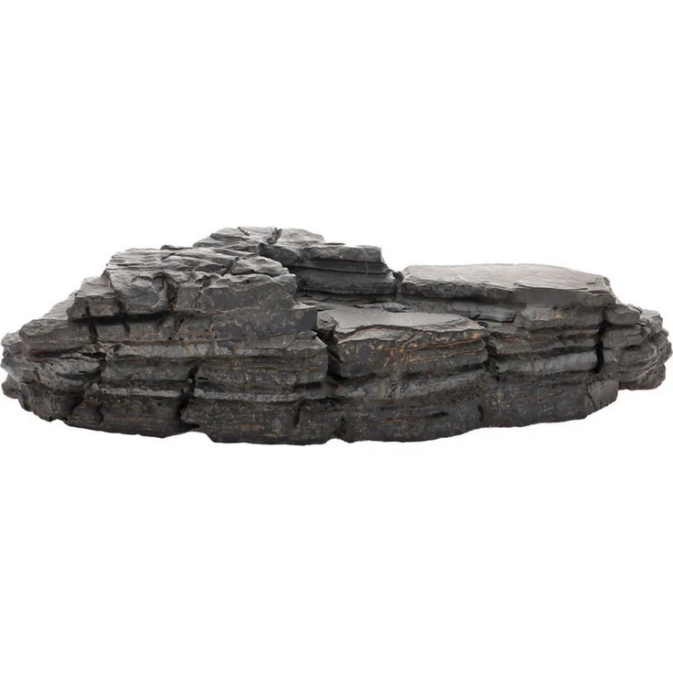 HOBBY Aquariendeko Grey Mountain 4, täuschend echte Polyresin-Dekoration für Aquarium, 26,5 x 14 x 6 cm