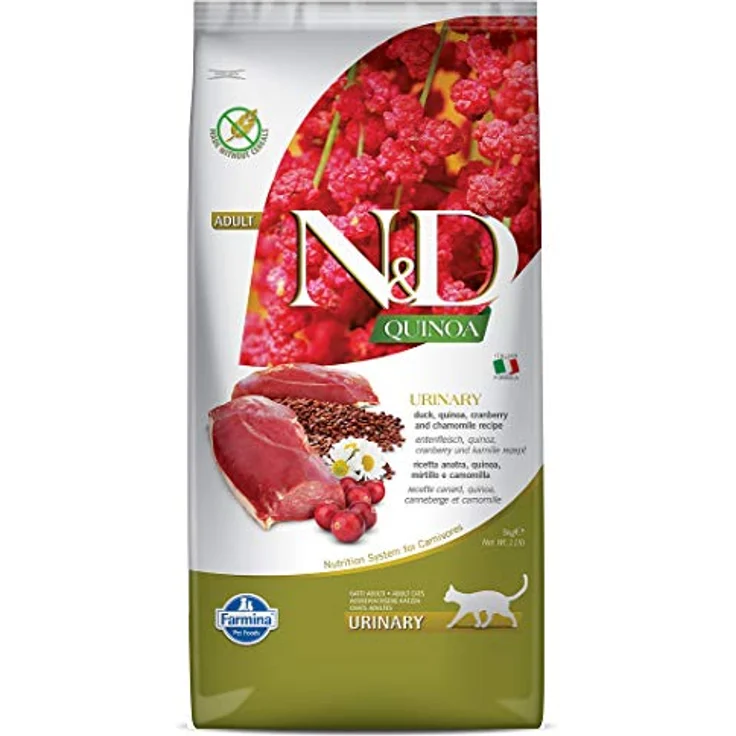 Farmina N&D Quinoa Pellets Katzenfutter, Trockenfutter mit Ente, hochwertigen Vitaminen und natürlichen Antioxidantien, 5 kg – Bild 1