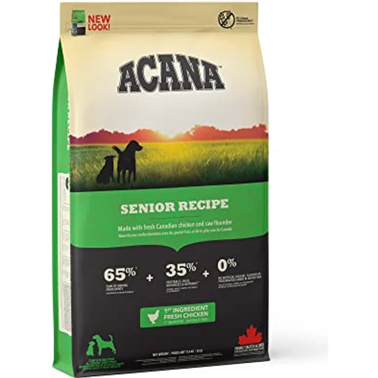 ACANA Senior Dog, getreidefreies Hunde-Trockenfutter mit frischen Zutaten, 11.4 kg – Bild 2
