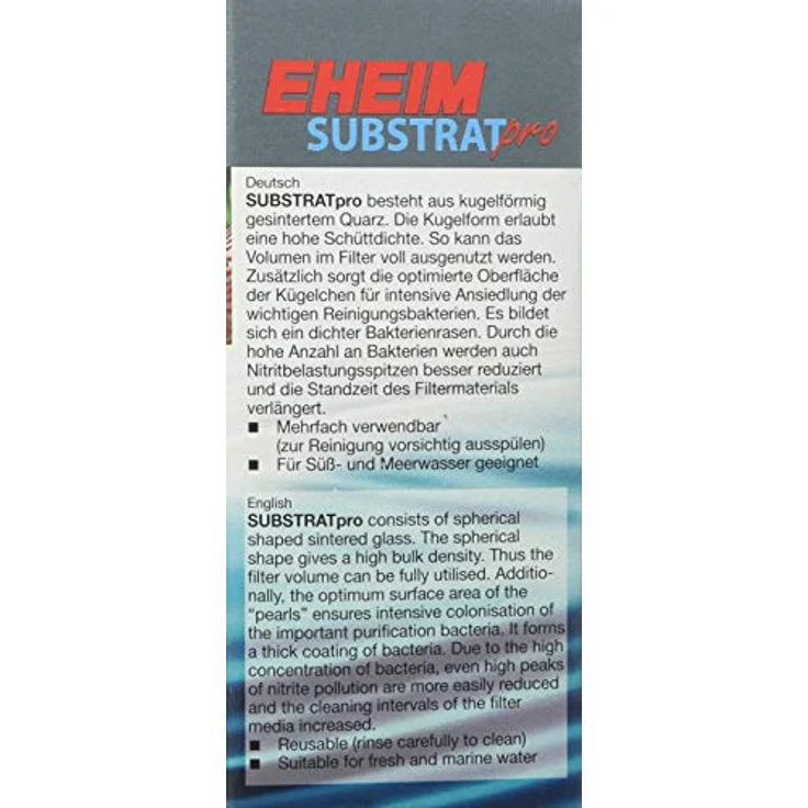 EHEIM Eheim Aquarienpflege Filtermedium Substrat pro 180 g, optimiertes Bio-Filtermedium für Süß- und Meerwasser, hohe Schüttdichte und dichte Bakterienbesiedelung – Bild 2