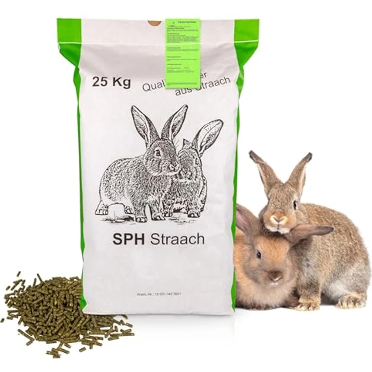 SPH Futter für Kaninchen und Nager, 25kg Sack, universelles Alleinfuttermittel ohne Gentechnik, Made in Germany – Bild 3