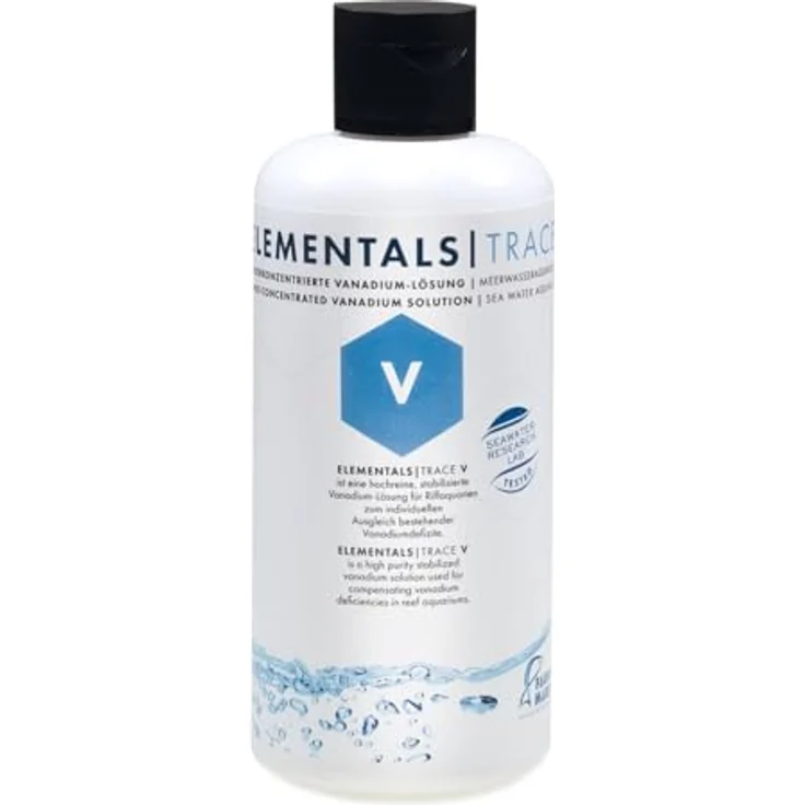 Fauna Marin Elementals Trace V 250ml, Hochkonzentrierte Vanadium-Lösung zur Wasseraufbereitung für Meerwasseraquarien – Bild 1