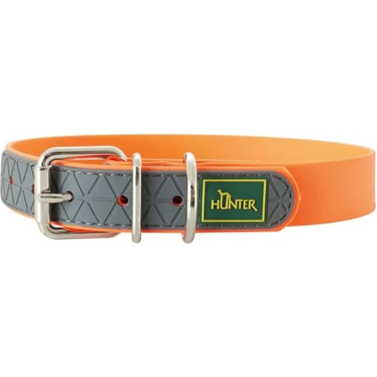 Hunter Hunde-Halsband Convenience neon-orange S – Bild 2