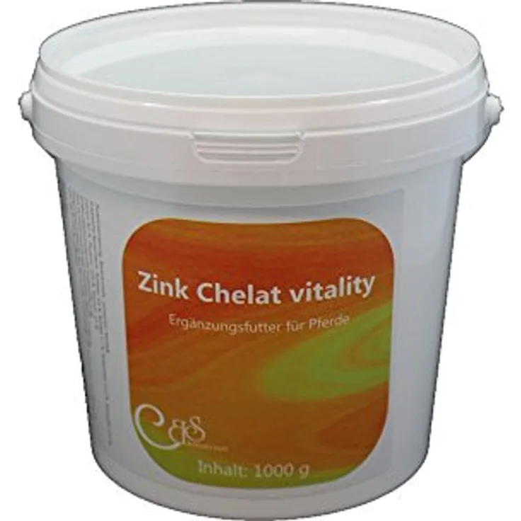 Barbara Seitz Zink Chelat Vitality – Unterstützt Mauke und Fellwechsel bei Pferden, fördert Haut- und Hufqualität, 1000 g