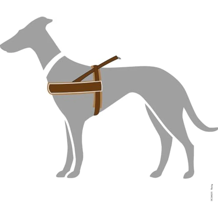 Hunter Harnas Norweger Racing Nylon Rood / Zwart Hundegeschirr und Leine – Bild 5