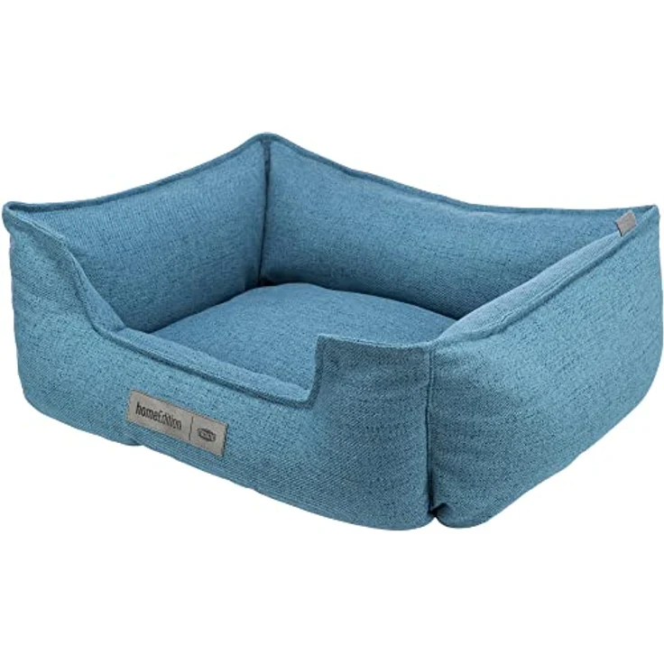 TRIXIE Tierbett Bett Talis blau für Katzen, rutschfester Boden, waschbarer Bezug, 60 x 50 cm – Bild 2
