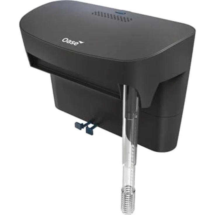 OASE 84081 BioStyle 180, Aquarium Hang on Außenfilter für Süß- und Meerwasser bis 180 L, stufenlos regulierbar, grau – Bild 1