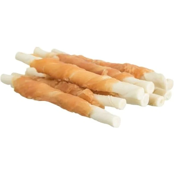 Trixie Denta Fun Rolls mit Huhn, Kausnack für Hunde zur Unterstützung der Zahnpflege, Sparpaket 120 Stück, ca. 12 cm (960 g) – Bild 4