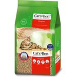 Cat's Best Ajm Pet Katzenstreu, Klumpstreu aus 100% Biofaser, 13 kg, biologisch abbaubar, 3x höhere Ergiebigkeit