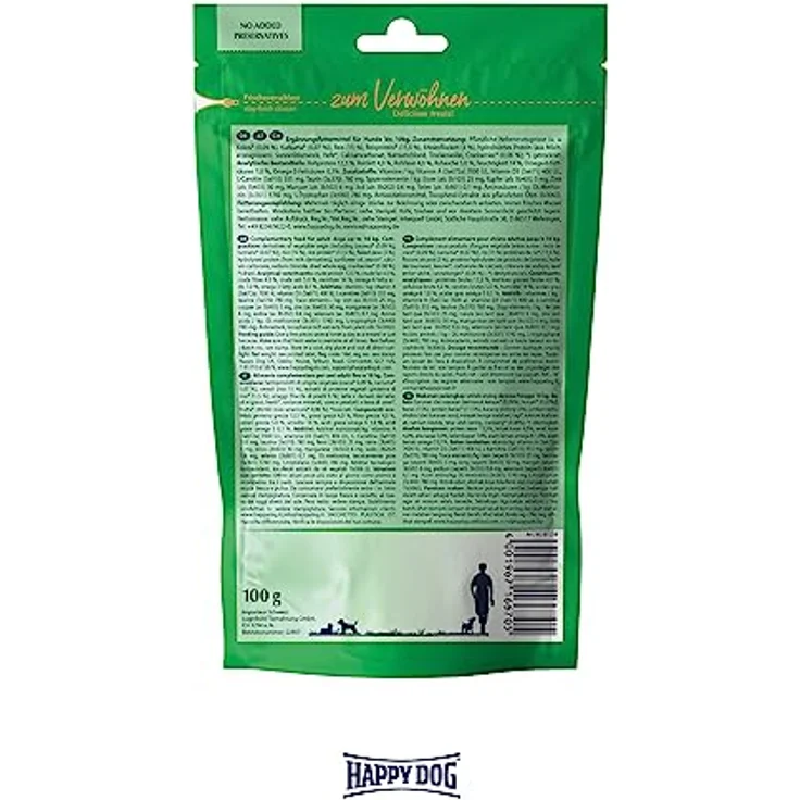 Happy Dog SoftSnack Mini India, Hundesnack für Haut & Fell, vegetarische Rezeptur, 100 g – Bild 4