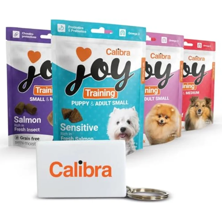 CALIBRA Joy Dog Training, Hunde-Trockenfutter mit Lachs und Insekten, 150 g – Bild 5