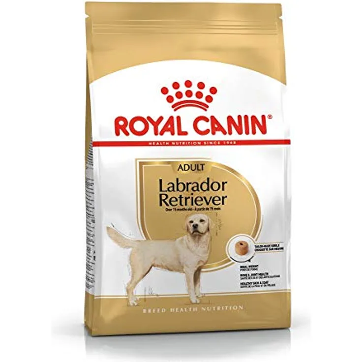 Royal Canin Labrador Retriever 12 kg, Trockenfutter für Hunde mit Geflügelmehl und Reis