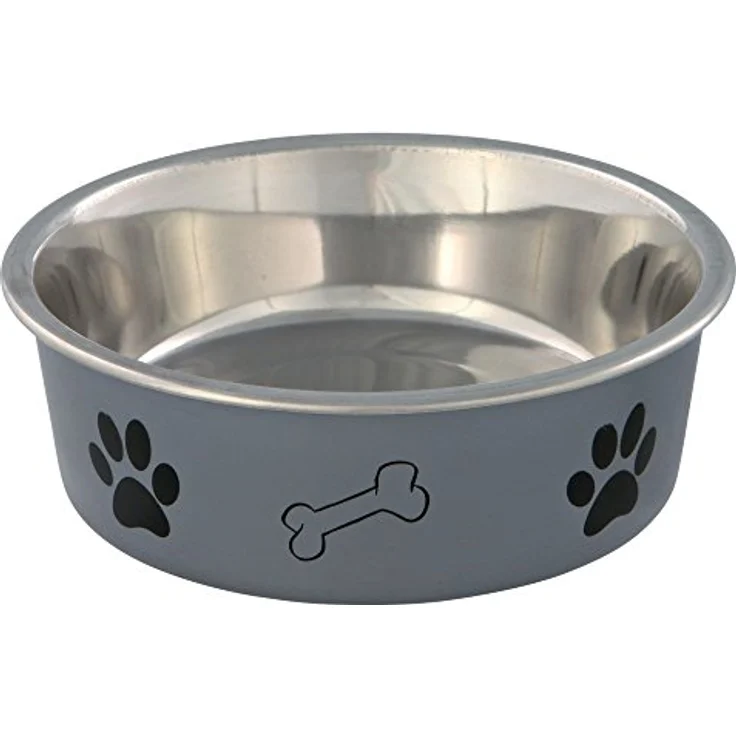 Trixie Edelstahlnapf mit Kunststoffmantel 0,45 l/ø 14 cm – Bild 3