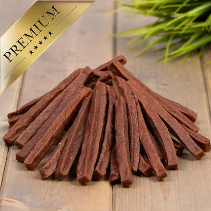 Lyra Pet® Pferdedörrfleisch Hundefutter Snack, 1 kg, fettarm, schonend getrocknet, Kausnack für Hunde, gut verträglich – Bild 3