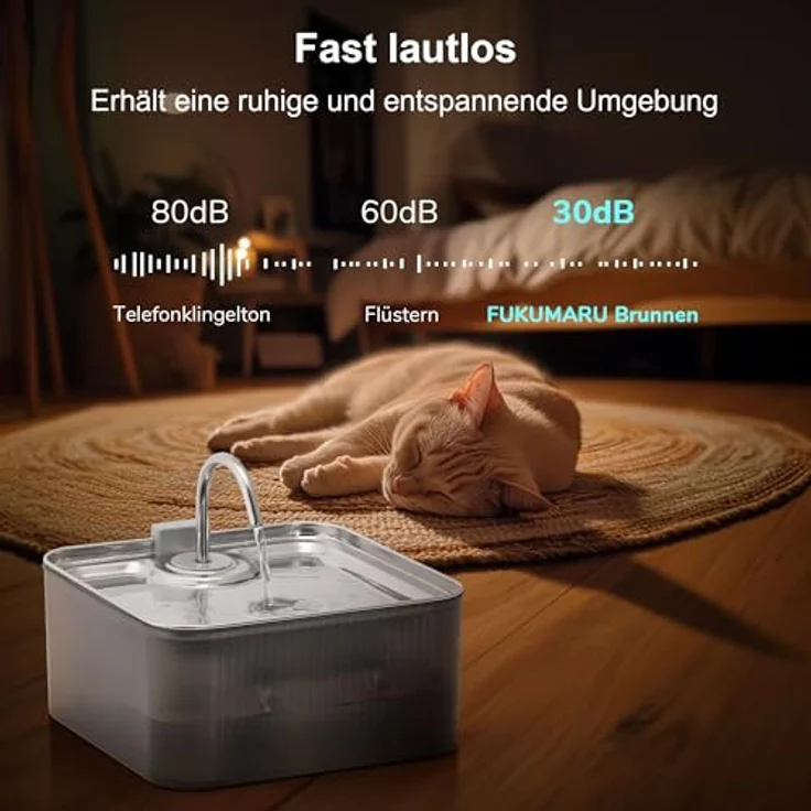 FUKUMARU Trinkbrunnen Filter 9 Stück, Hochdichter Schwammfilter und Aktivkohle für FUKUMARU 7L Wasserspender für Katzen und Hunde – Bild 4
