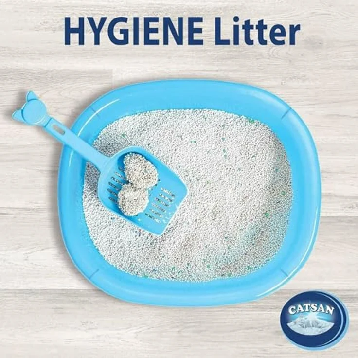 Catsan Hygiene nicht klumpendes Katzenstreu, Extra-Mineralschutz für langanhaltende Geruchsverhinderung, 3 Packungen (3 x 20 l), weiß – Bild 2