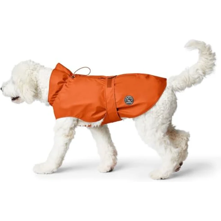 Hunter Tierbedarf Hunderegenmantel Hunde-Regenmantel Milford orange, klassisches Design, waschbar bei 30 °C, wasserfestes Material – Bild 9
