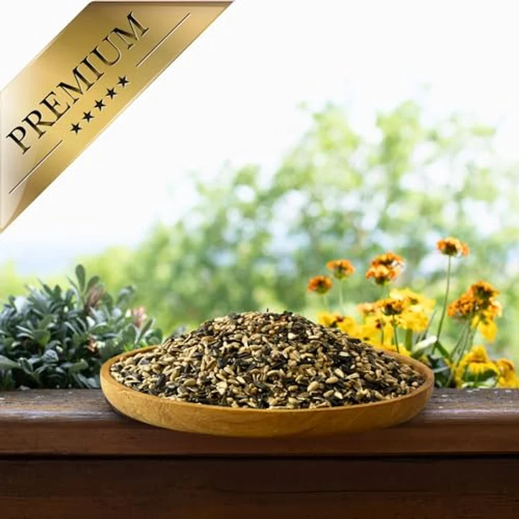 Lyra Pet® Sonnenblumenkerne Mix 25 kg | Geschälte & ungeschälte Kerne, fettreiches Wildvogelfutter, nährstoffreich und energiefördernd für Garten- und Wildvögel – Bild 5