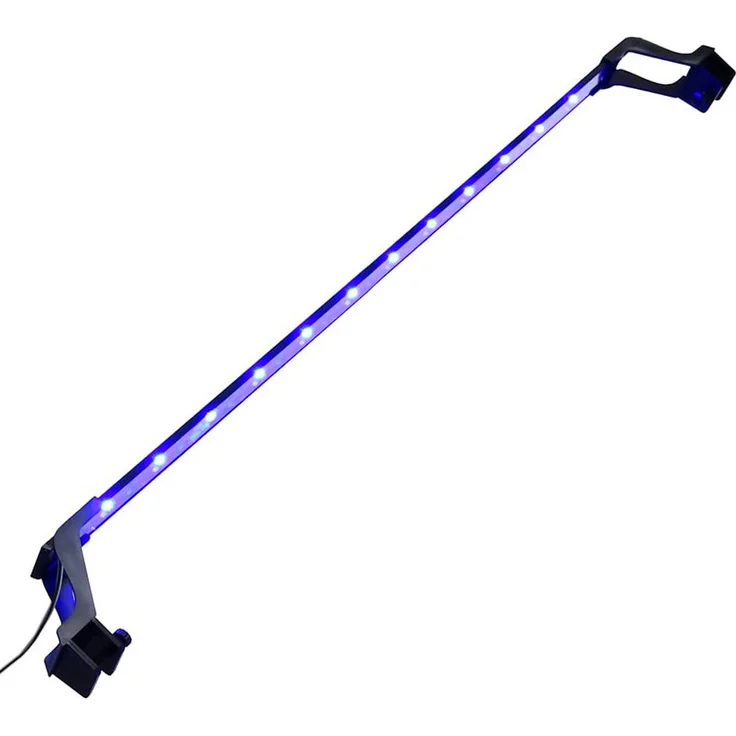 vidaXL LED Aquariumleuchte, Aquariumlampe mit Klemmen für Aquarien 90-105 cm, blau und weiß, mit zwei Lichtmodi