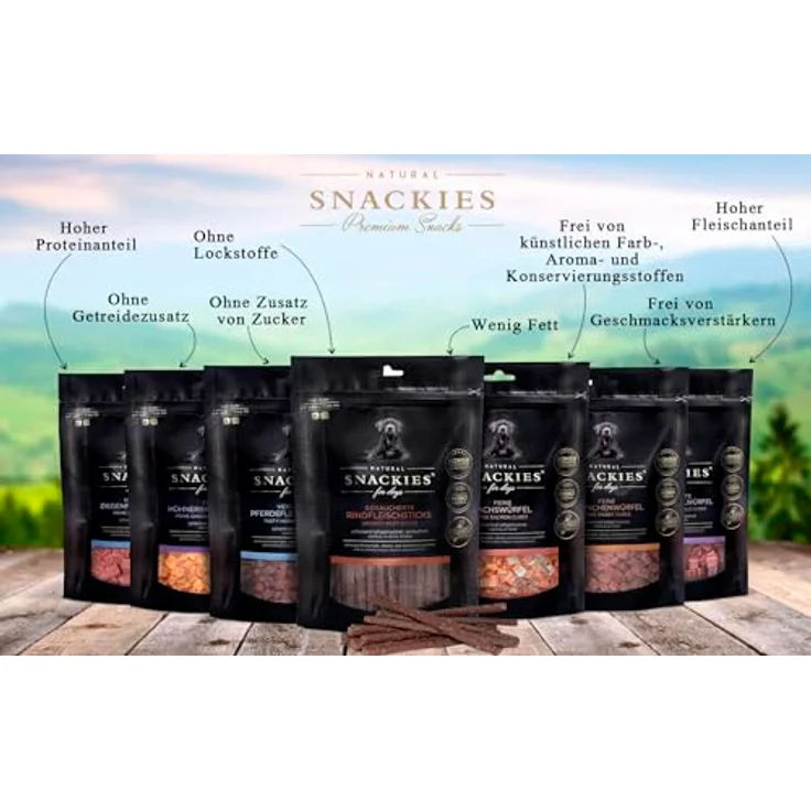NATURAL SNACKIES Feine Hühnerbrustwürfel 400g, Luftgetrocknete Hundesnacks, ohne Getreide, Zucker und künstliche Zusatzstoffe – Bild 5