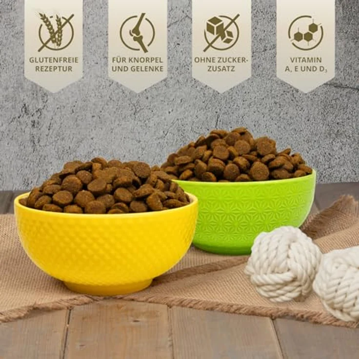 Lyra Pet Lecker.Pet® Josie's Adult Lamm & Reis, 12 kg glutenfreies Trockenfutter für ausgewachsene Hunde, nährstoffreiche Vollnahrung – Bild 4