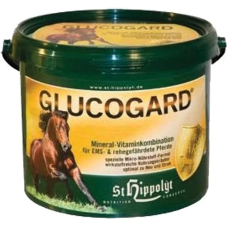 St. Hippolyt GlucoGard, spezialisiertes Pferdefutter für EMS und Cushing, 3 kg