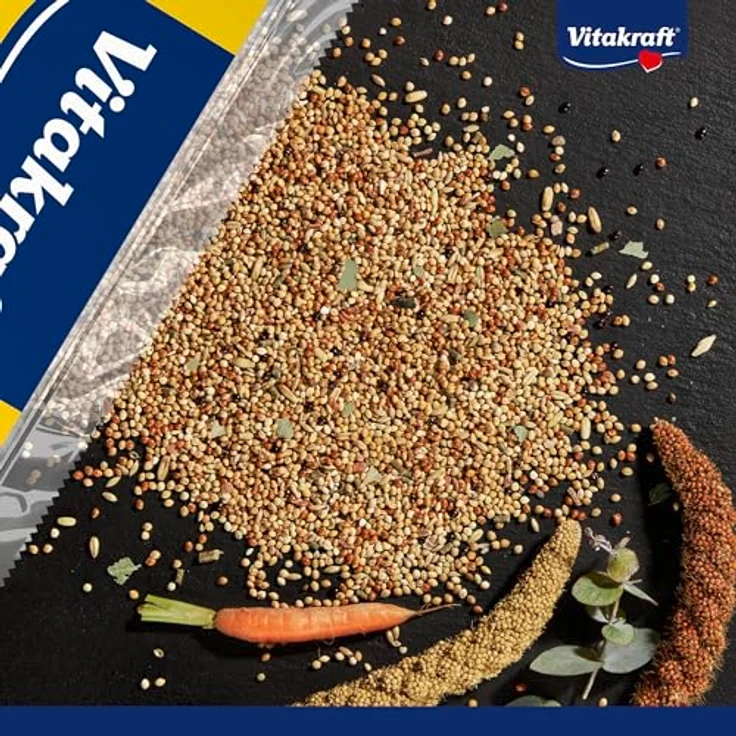 Vitakraft Menü 10kg, Hauptfutter für Sittiche mit Vitaminen, Immun Aktiv Komplex und Kräutern, großpackung – Bild 3
