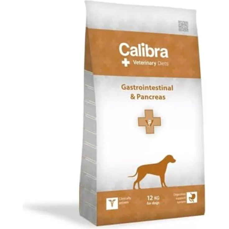 CALIBRA VET DIET DOG GASTROINTESTINAL PANCREAS, 12 kg Trockenfutter für Hunde mit spezieller Diätformel
