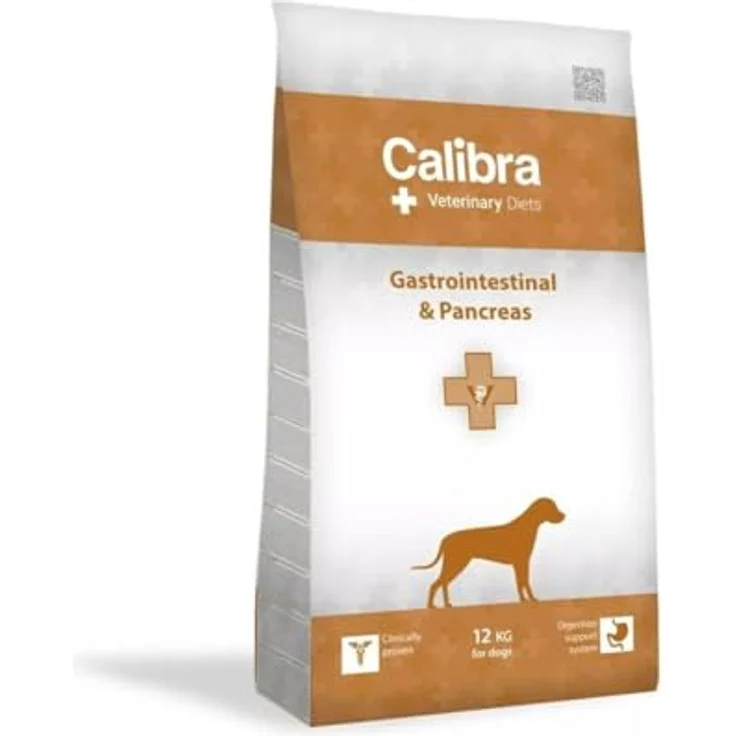 CALIBRA VET DIET DOG GASTROINTESTINAL PANCREAS, 12 kg Trockenfutter für Hunde mit spezieller Diätformel – Bild 1