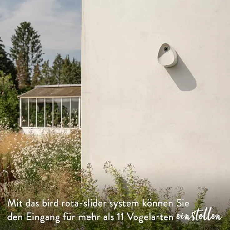 elho Essential Bird House, Vogelhaus aus 100% recyceltem Plastik für über 11 Arten, L18 x B21.1 x H23 cm, Grau/Faseriges Grau – Bild 4