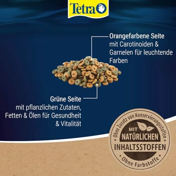 Tetra FunTips Tablets, haftende Futtertabletten für tropische Zierfische, biologisch ausgewogen, 165 Stück – Bild 4