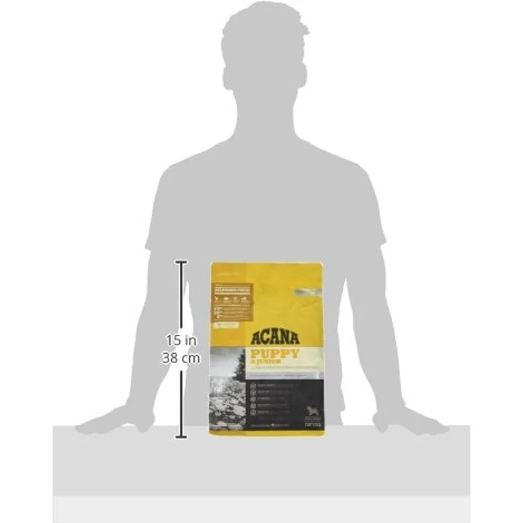 ACANA Puppy Recipe, Hundefutter für Welpen, 2 kg, hoher Fleischanteil, nachhaltig produziert, mit Omega-3-Fettsäuren – Bild 3
