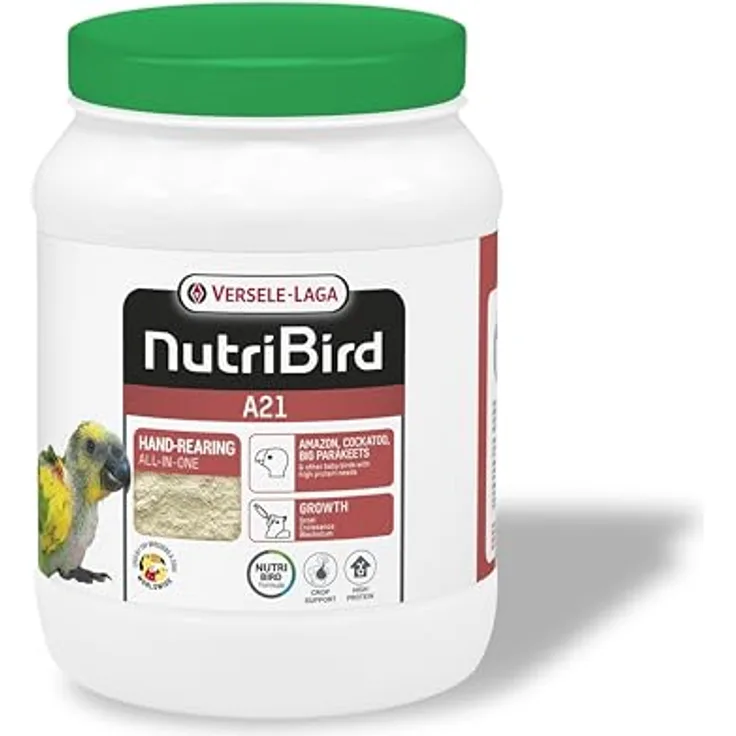Versele-Laga NutriBird A21, 800 g Handaufzuchtfutter für Vögel mit erhöhtem Proteinbedarf, für gesunde Jungvögel