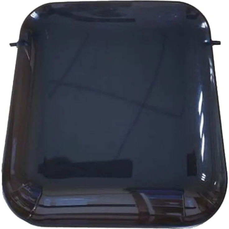 Dehner Katzentoilette Premium Katzentoilette Jolie mit Aktivkohlefilter, Rattanoptik, abnehmbarer Haube, Streu-Abstreifgitter – Bild 3
